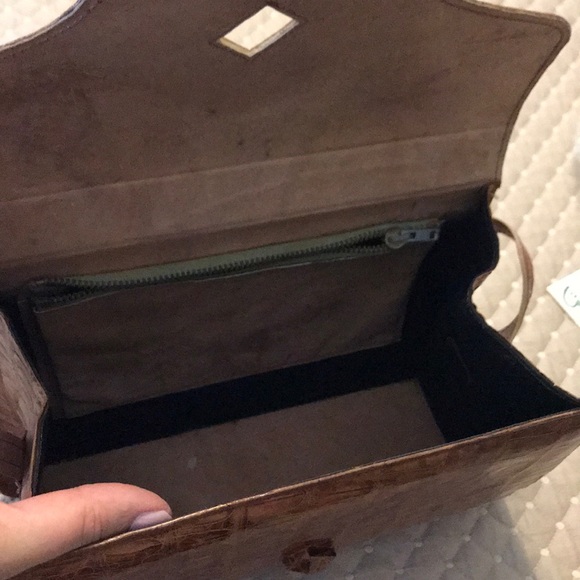 Genuine Reptile skin shoulder bag, Imported - Picture 8 of 8